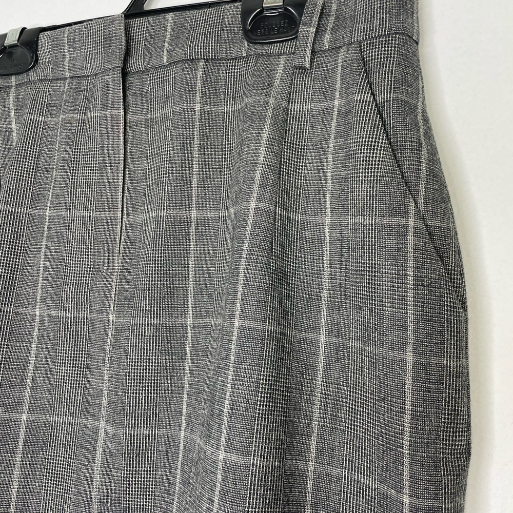 Judith & Charles classic wool plaid mini skirt - Picture 2 of 8